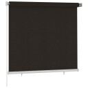 vidaXL Utendørs rullegardin 165 (B) x 140 (H) cm brun HDPE