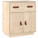 vidaXL Skjenk 65,5x40x75 cm heltre furu