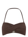 Seafolly S.collective Twist Bandeau Brown 44