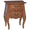 vidaXL Oppbevaringskiste 48 x 35 x 64 cm Massiv Mahogni Tre