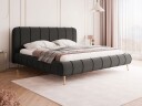 Calrosin Sengeramme med Ben 200x200 cm med Oppbevaring   Grå