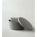 Normann Copenhagen - Hide Storage Pouf Large Sand Normann Copenhagen