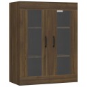 vidaXL Hengende veggskap brun eik 69,5x34x90 cm