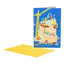 Kidek Bursdagskort Construction Cake 206886