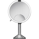 Sensorspeil trio oppladbart børstet stål brushed stainless steel 23.2 cm