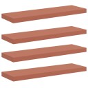  Vegghylle Veggmontert 4 pcs Rød 90 x 23,5 x 4 cm Konstruert tre