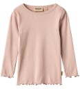 Wheat 2 Rib T Shirt L/S Ida   Purple   80