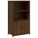 vidaXL Highboard brun eik 62x32x103,5 cm konstruert tre