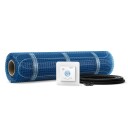 Ebeco Termostat Thermoflex Kit 200 Varmekabelmatte Med Selvheftende Varmekabelmatte Og 120 w/M143 50 cm X 2,5 m (150 w)