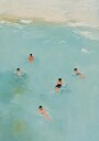 Floating in Aqua Waters Plakat Plakat / 50x70cm