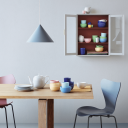 Lyngby Porcelæn Rhombe eggeglass Ø 5 cm Gul