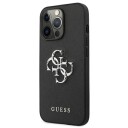 Guess Guhcp13lsa4gsbk Iphone 13 Pro/13 6.1" Black/Black Hardcase Saffiano 4G Metal Logo