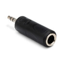 Hosa GMP112 Lydadapter 6.35mm til 3.5mm Sort
