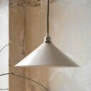 Cone Pendel 25 cm Hvit