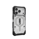 UAG Pathfinder Clear MagSafe Etui til iPhone 17 Pro - Gjennomsiktig Sølv