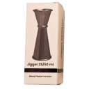 Jigger V-Shape Japanese style 2,5 5 cl Gunmetal black