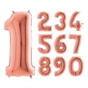 Ballongkungen Tallballong Roségull Metallic Tallet 6 236RG