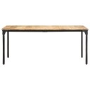 vidaXL Spisebord 180x90x76 cm grovt mangotre