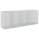 vidaXL Gabion med 3,5 mm wire og 5x2,5 cm nett 400x100x150 cm