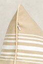 GANT Yacht Stripe Cushion   Beige   50X50