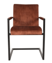 Trend Collection Milo Spisestol Rust Velour