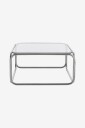 Ellos Home   Sofabord Manita 80x80 cm   Krom