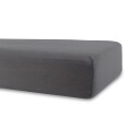 In Style Laken sprinkelseng - 60x120x15 cm - Grå jerseylaken til babyseng -