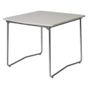 Grythyttan Stålmöbler Bord B31 84 Hvit Lakkert eik / galvanisert sink stativ Grythyttan Stålmöbler