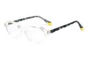 Briller Sandcase fra eo Kids Transparent Acetate Rund Small