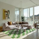 Wilton teppe   Gobi grønn/hvit Størrelse: 200 x 280 cm