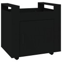  Tralle til skrivebord svart 60x45x60 cm konstruert tre