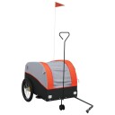  Sykkelvogn svart og oransje 45 kg jern