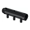 Uponor Q&E 1" Fordelerrør for Overvann og Drenering 4 x 16 mm C/C 50 mm