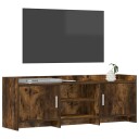  TV skap 130 x 33 x 47 cm Røkt Eik Konstruert tre