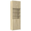  Highboard sonoma eik 80x42,5x249 cm konstruert tre 8721102654480