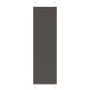  plisségardin sort 60x200 cm Stoff Bredde 59,4 Polyester