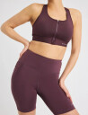 Röhnisch Essential Zip Sportsbra - Burgundy - XS