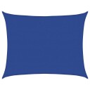 Solseil 160 g/m² rektangulær blå 6x8 m HDPE 311525