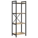  Bokhylle Sonoma eik 40 x 30 x 118 cm Konstruert tre