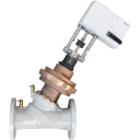 Oventrop Cocon QFC DN40 flens, 1-5-7,5 m3/t, med målenippel