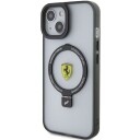 Ferrari Mobildeksel med Ringstativ for iPhone 15 - Svart 2023 MagSafe