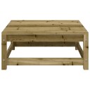  Fotskammel til hage 70x70x30 cm impregnert furu 837941
