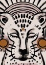 Leopard&Tranquility Poster Plakat / 70x100cm