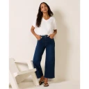 Paige Dame Jeans Blå W30,