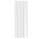  Gardiner med gardiner 2 pcs Klar hvit Polyester