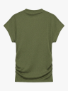 Vero Moda Kanva Capsleeve Rouching Top Lurex Grønn S