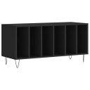  Hifi benk svart 100x38x48 cm konstruert tre