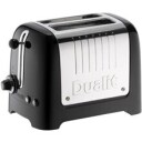 Dualit Lite 2-Skiver Brødrister med Løftefunksjon, 1200W, Svart
