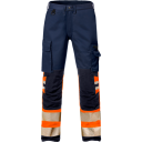 Fristads Byxa Stretch 2705 Plu, Klass 1 Varsel Orange/marinblå C66