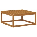  Ute fotstøtte Solid akasietre Naturlig 79 x 79 x 37 cm